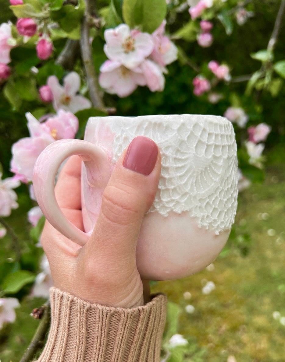 Kop LACE Original - lyserød