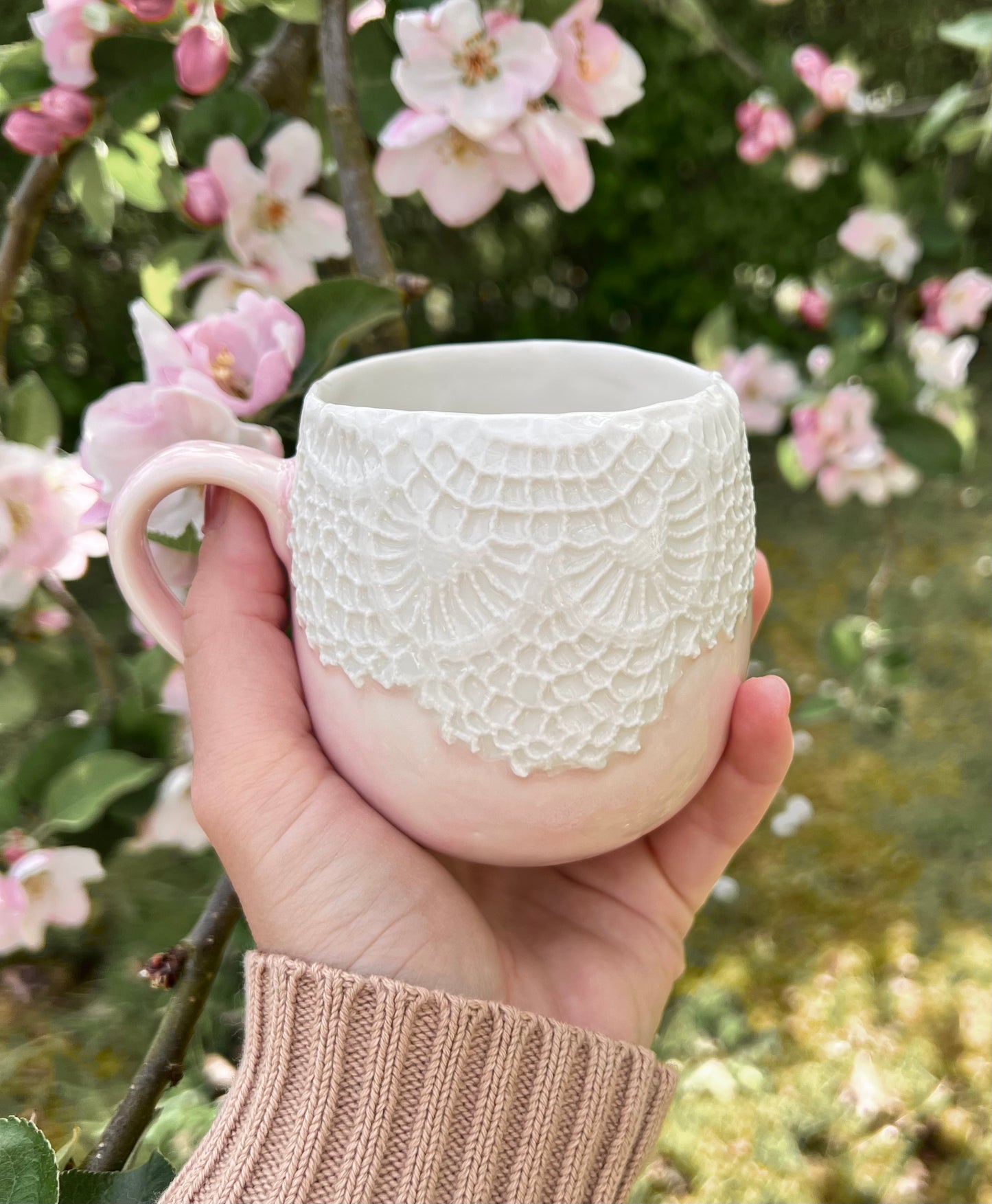 Kop LACE Original - lyserød