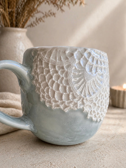 Kop LACE Original - lyseblå